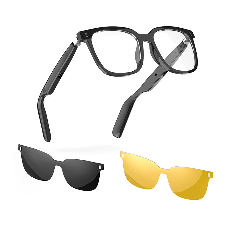 SG19-PRO Audio Glasses — Open-ear Bluetooth, 7h Playback