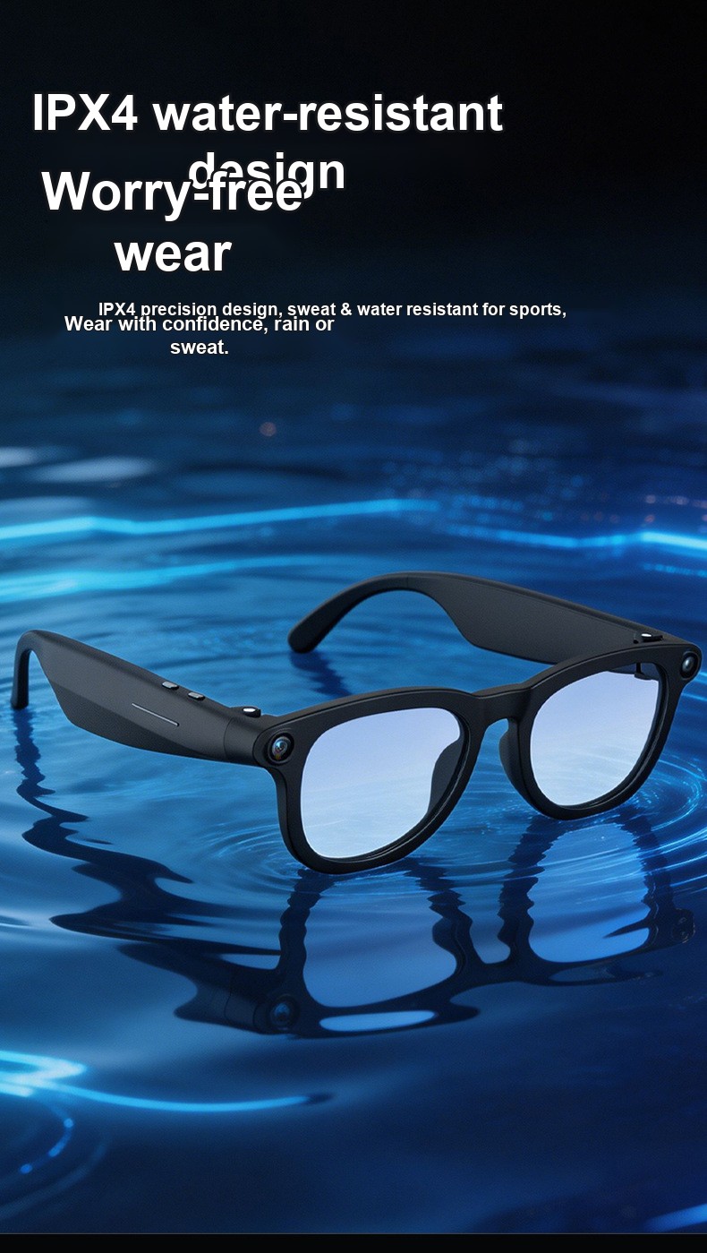 SG70A Camera Glasses — 5MP Photo, 720P Video, AI