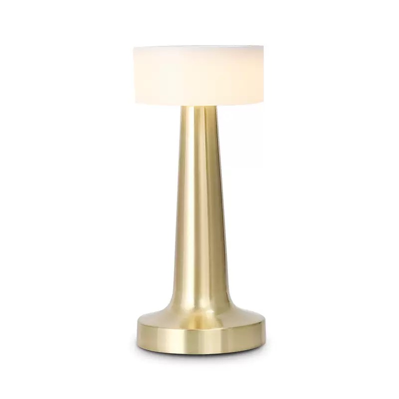 Rechargeable Barbell-Shaped Decorative Table Lamp – Touch Control Ambient Night Light for Bedroom, Restaurant, Café & Bar