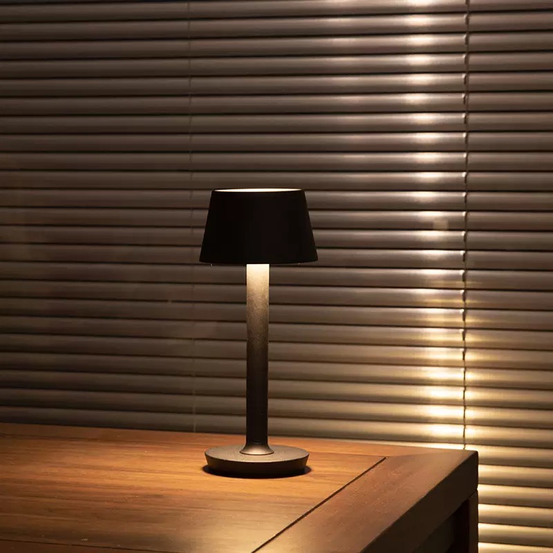 Minimalist Creative Rechargeable Table Lamp – Bedside Ambient Light for Bedroom, Portable Outdoor Camping Lamp