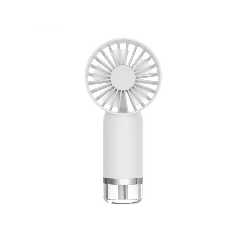 Handheld Mist Spray Fan – USB Rechargeable Portable Mini Desk Fan with Strong Airflow, Perfect for Students & Outdoor Use